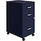Nusparc 3-Drawer Mobile Organizer Vertical File Cabinet, 14.2" x 18" x 26.7", Blue NPRVF318CMNY - alternate 1